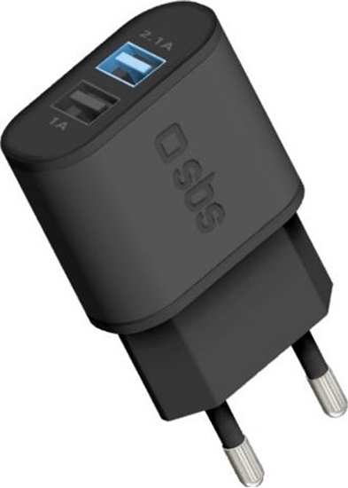 Picture of Ładowarka SBS Mobile 2x USB-A 2.1 A (TETR2USB21AFAST)