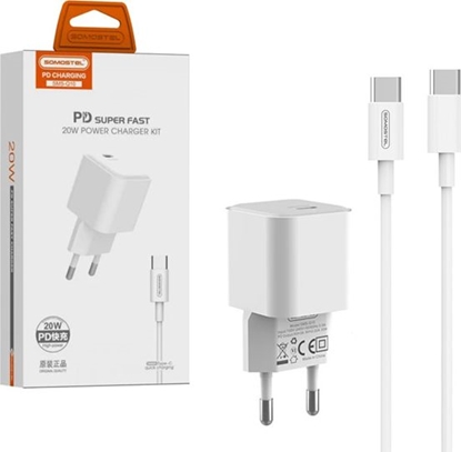 Attēls no Ładowarka Somostel SMS-Q10 1x USB-C 3 A (30342)