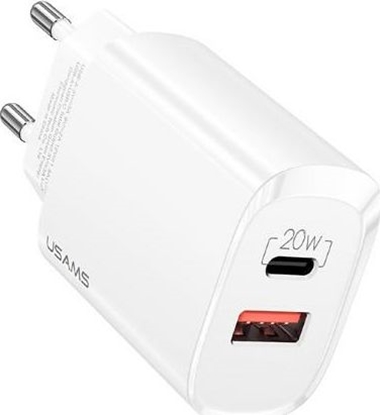 Attēls no Ładowarka Usams T35 1x USB-A 1x USB-C 3 A (CC121TC01)