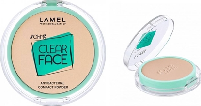 Attēls no Lamel OhMy Clear Face Puder kompaktowy antybakteryjny nr 402 6g