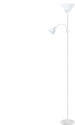 Изображение Lampa podłogowa Platinet PLATINET FLOOR LAMP E27+E14 WHITE [45177]