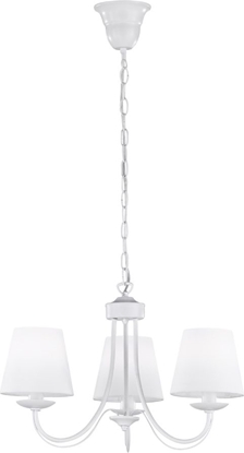 Attēls no Lampa wisząca Trio Lampa sufitowa biała do salonu Trio CORTEZ 110600331