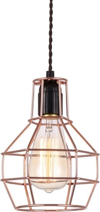 Attēls no Lampa wisząca Italux Perifo industrial klasyczna miedź  (MDM-2272/1 BK+COP)