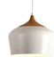 Attēls no Lampa wisząca Platinet PLATINET PENDANT LAMP REJA P150322-L E27 METAL WHITE+WOOD 35x26 [44031]