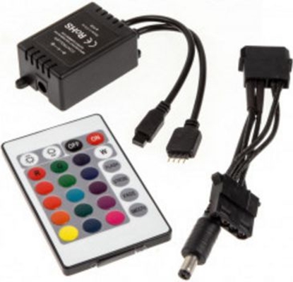 Picture of Lamptron Taśma LED FlexLight Multi RGB 5m + zasilacz + pilot (LAMP-LEDFM1009)