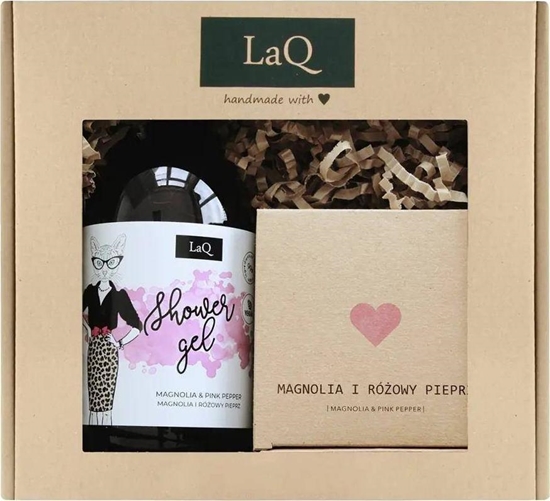 Picture of LaQ LAQ_SET Kicia Magnolia żel pod prysznic 500ml + masło do ciała 200ml