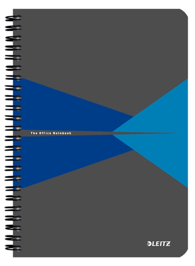 Picture of Leitz 44580035 writing notebook A5 90 sheets Blue, Grey