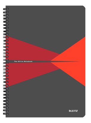 Attēls no Leitz 44950025 writing notebook A4 90 sheets Grey, Red