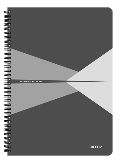 Picture of Leitz 44950085 writing notebook A4 90 sheets Grey, White