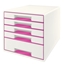 Изображение Leitz 52142023 file storage box Polystyrene Pink, White