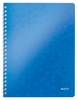 Picture of Leitz WOW Notebook A4 squared, wirebound with PP cover