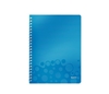 Picture of Leitz WOW Notebook A4 squared, wirebound with PP cover