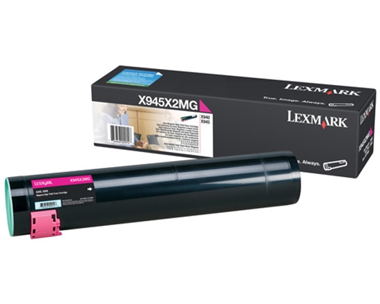 Picture of Lexmark High-Capacity Magenta for X940e, X945e toner cartridge Original