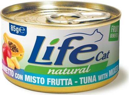 Attēls no Life Pet Care LIFE CAT pusz.85g TUNA + MIXED FRUIT /24