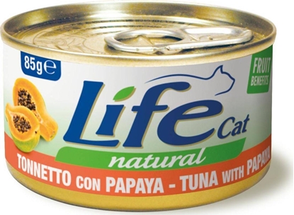 Attēls no Life Pet Care LIFE CAT puszka 85g TUNA + PAPAYA