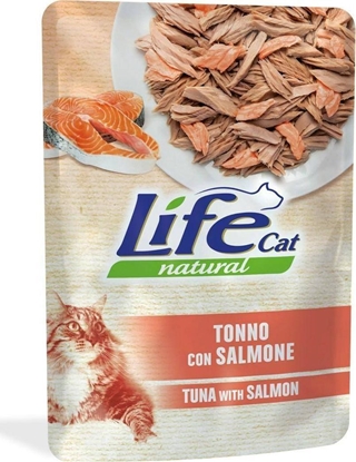 Изображение Life Pet Care LIFE CAT sasz.70g TUNA + SALMON /30