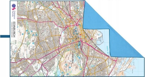 Picture of Lifeventure Ręcznik szybkoschnący SoftFibre OS Map Edinburgh