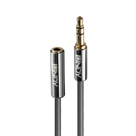 Изображение Lindy 0.5M 3.5MM AUDIO CABLE, CROMO LINE