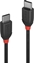 Attēls no Lindy 0.5m USB 3.2 Type C Cable 3A, Black Line