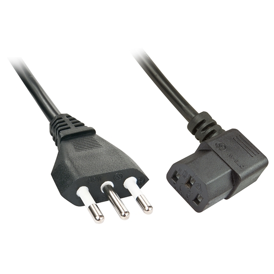 Picture of Lindy 30346 power cable Black 2 m C13 coupler