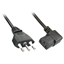 Picture of Lindy 30346 power cable Black 2 m C13 coupler