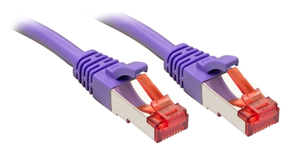 Attēls no Lindy RJ-45 Cat.6 S/FTP 1m networking cable Violet Cat6 S/FTP (S-STP)