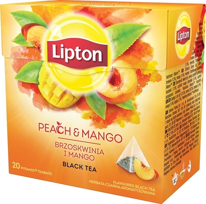 Attēls no Lipton LIPTON BRZOSKWINIA MANGO HERBATA CZARNA 20TB 8474984