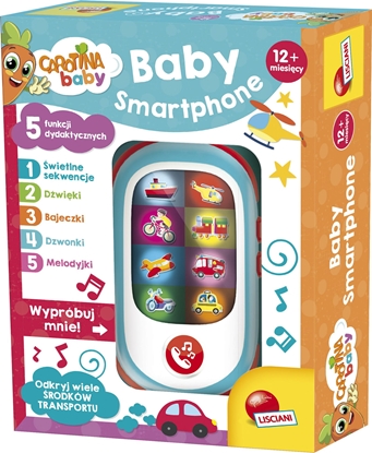 Изображение Lisciani Carotina Elektroniczny Baby Smartfon z 5 funkcjami