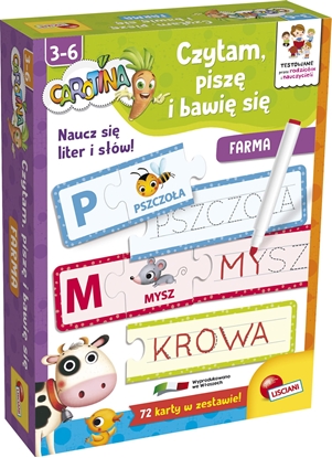 Изображение Lisciani LISCIANI CAROTINA BAWIĘ SIĘ, CZYTAM I PISZĘ FARMA