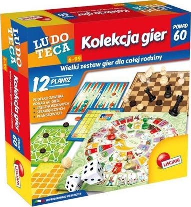 Изображение Lisciani LUDOTECA Zestaw kolekcja 60 gier 57023 LISCIANI