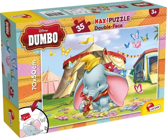 Picture of Lisciani Puzzle dwustronne maxi 35 Dumbo