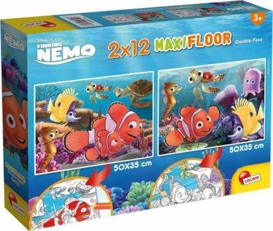 Picture of Lisciani Puzzle dwustronne Supermaxi 2x12el. 50x35cm Nemo. 86573 LISCIANI