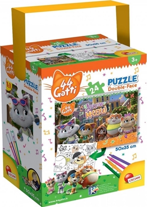 Picture of Lisciani Puzzle z rączką 24 44 Koty 2