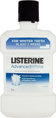 Attēls no Listerine  Advanced White płyn do płukania jamy ustnej 1000ml