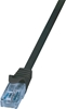 Изображение LogiLink RJ-45/RJ-45, kat.6A, U/UTP, czarny, 3m (CP3063U)