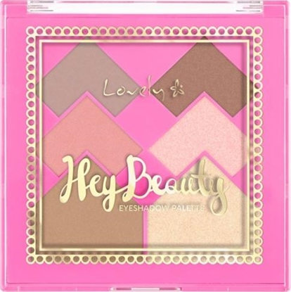 Attēls no Lovely LOVELY_Hey Beauty Eyeshadow Palette wielofunkcyjna paleta do makijażu twarzy