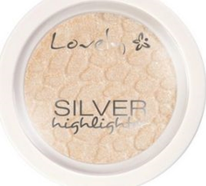 Attēls no Lovely LOVELY_Silver Highlighter rozświetlający puder do twarzy