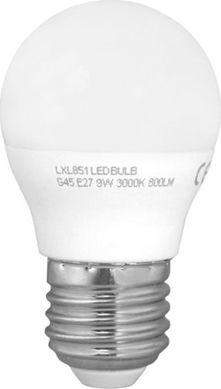 Изображение LTC PS Żarówka LED G45 E27 SMD 9W 230V c.biały 800lm LTC.