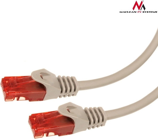 Изображение Maclean Patchcord, Cat6, 0.5m, szary (MCTV-300S)