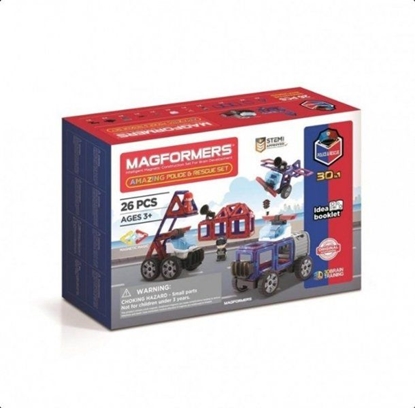 Изображение Magformers Klocki Amazing Police (005-717001)