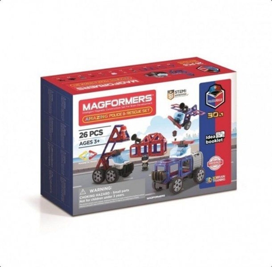 Picture of Magformers Klocki Amazing Police (005-717001)