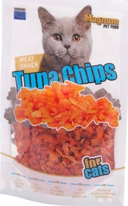 Picture of Magnum Magnum Tuna Chips for Cats, Przysmak Dla Kota z Tuńczykiem, 70g