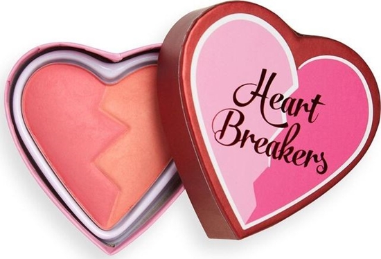 Изображение Makeup Revolution I Heart Revolution Heartbreakers Matte Blush Róz matowy do twarzy Inspiring 10g