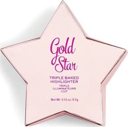 Изображение Makeup Revolution I Heart rozświetlacz Gold Star 3,5g