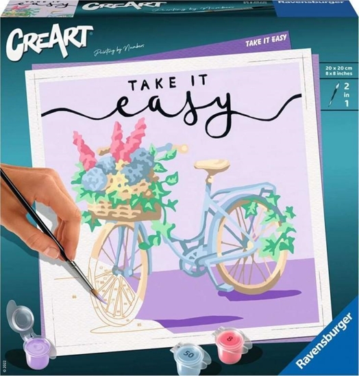 Picture of Malowanka CreArt dla dzieci: Take it easy 200993 RAVENSBURGER malowanie po numerach