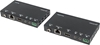 Picture of Manhattan 4K HDMI HDBaseT over Ethernet Extender Kit, Extends Distances of 4K@30Hz up to 40m and 1080p up to 70m Using Single Ethernet Cable, Power over Cable, IR/RS232 Support (With Euro 2-pin plug), Box