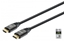 Picture of Manhattan HDMI Cable with Ethernet, 8K@60Hz (Ultra High Speed), 2m (Braided), Male to Male, Black, 4K@120Hz, Ultra HD 4k x 2k, Fully Shielded, Gold Plated Contacts, Lifetime Warranty, Polybag