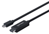 Picture of Manhattan Mini DisplayPort 1.1 to HDMI Cable, 1080p@60Hz, 1.8m, Male to Male, Black, Three Year Warranty, Polybag