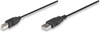 Изображение Manhattan USB-A to USB-B Cable, 1.8m, Male to Male, Black, 480 Mbps (USB 2.0), Equivalent to USB2HAB2M (except 20cm shorter), Hi-Speed USB, Lifetime Warranty, Polybag