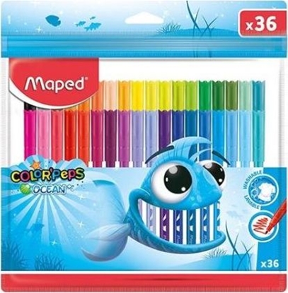 Attēls no Maped Flamastry Colorpeps Ocean 36 kolorów